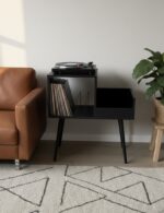 Gramofon Sehpası Siyah - Görsel 2