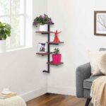 Dekoratif Köşe Duvar Rafı