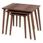 3 lü Zigon Sehpa Barok - Görsel 2